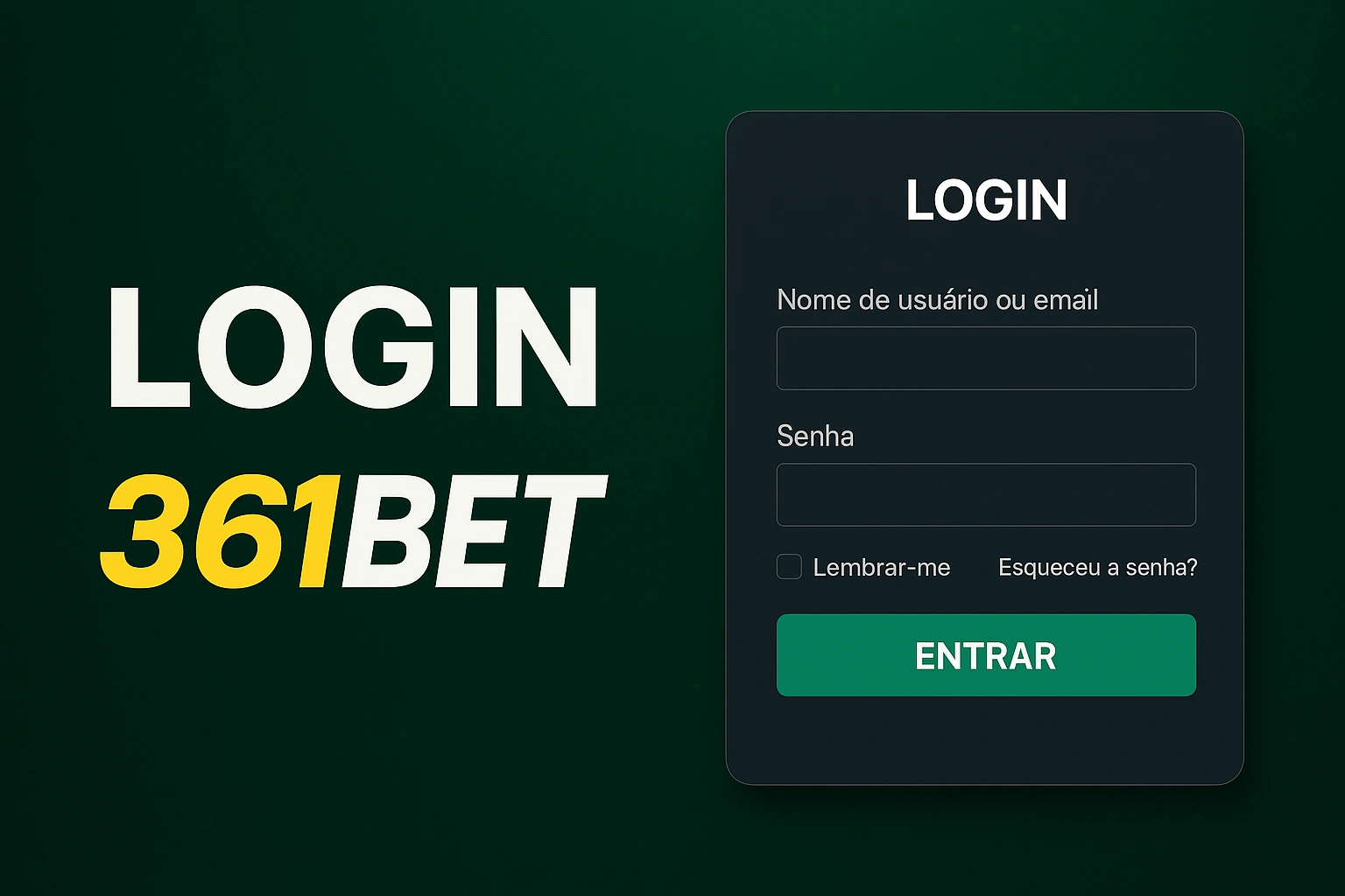Login no Cassino 361BET